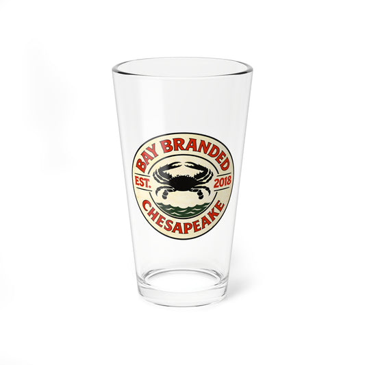 Bay Branded Crab Glass - 16oz