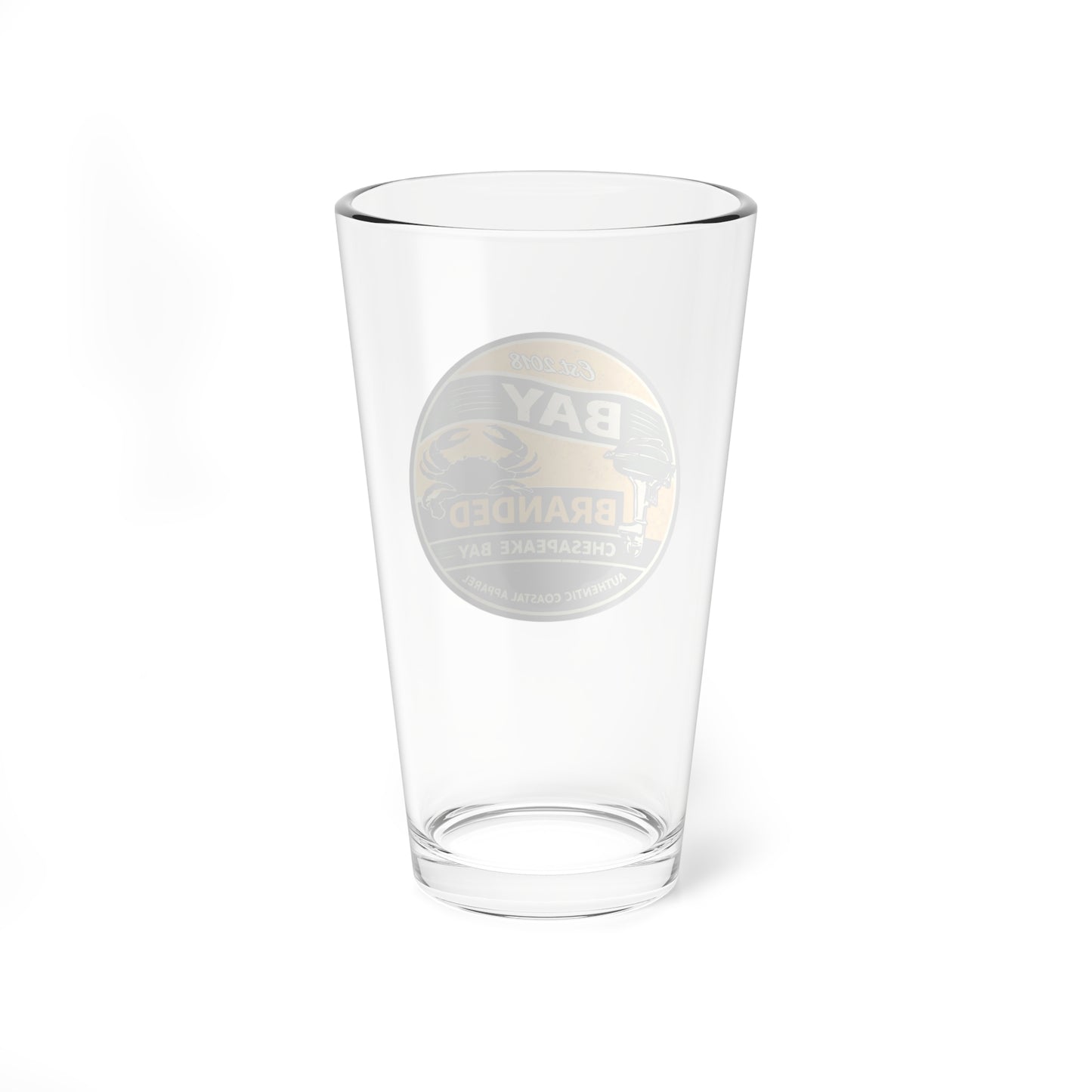 Bay Branded Vintage Motor Glass - 16oz