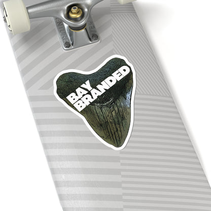 Bay Branded Logo Sticker — White