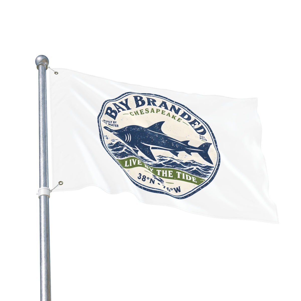 Live by the Tide Flag