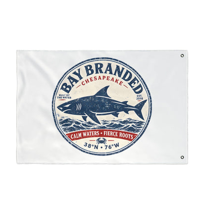 Calm Waters Fierce Roots Flag