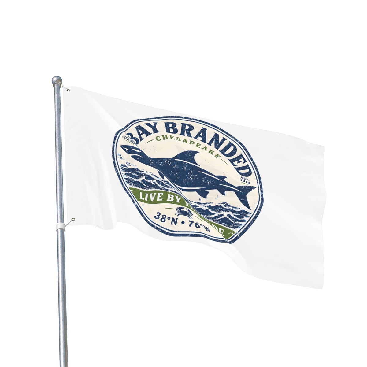 Live by the Tide Flag