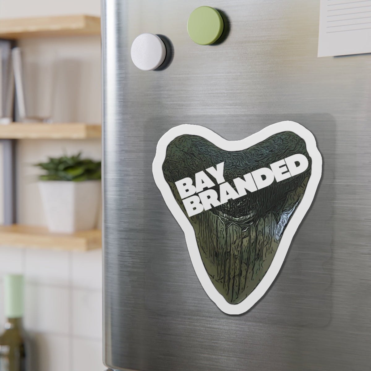 Bay Branded Magnet — White