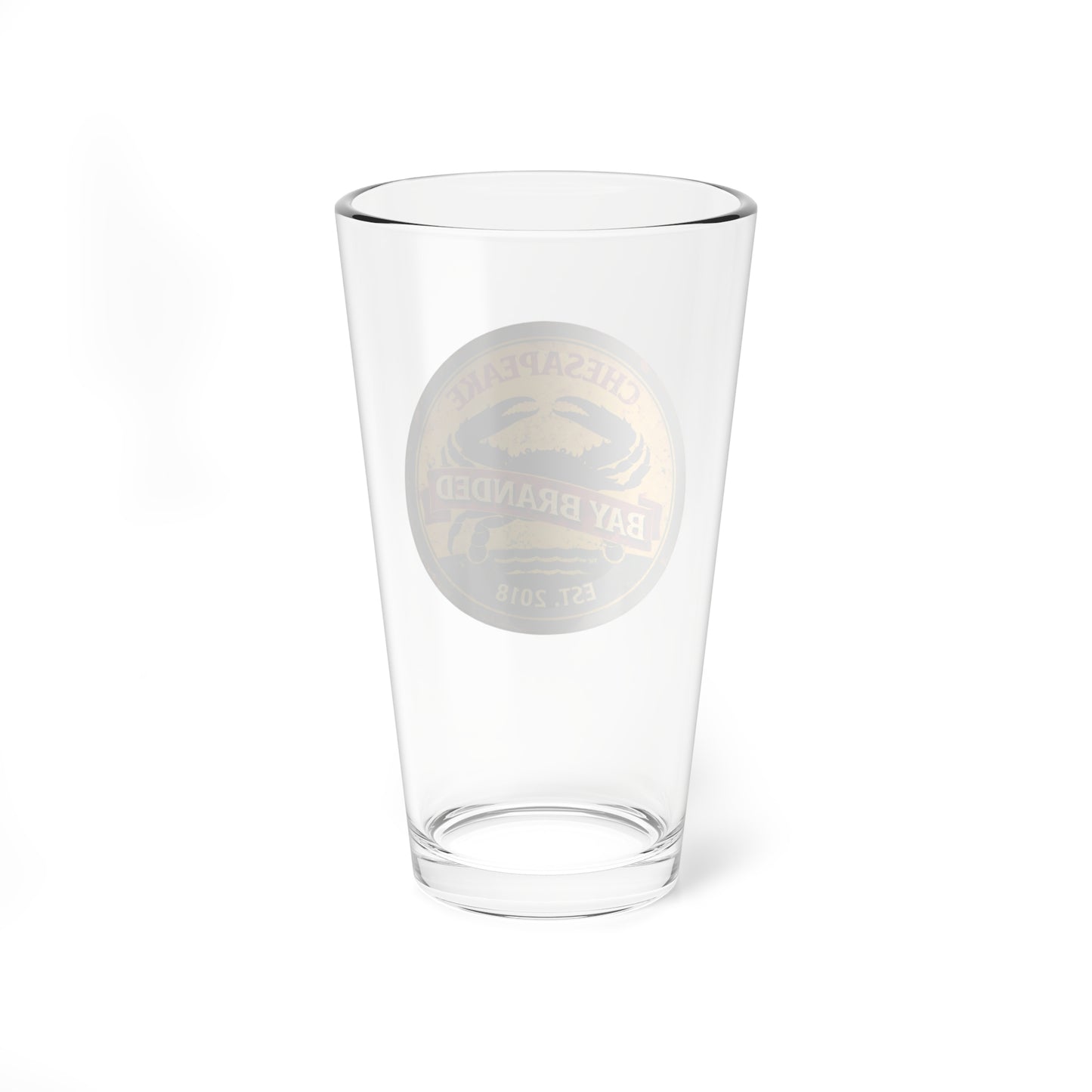 Bay Branded Crab Glass - 16oz
