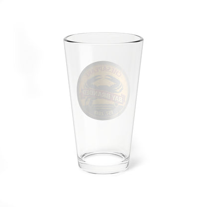 Bay Branded Crab Glass - 16oz