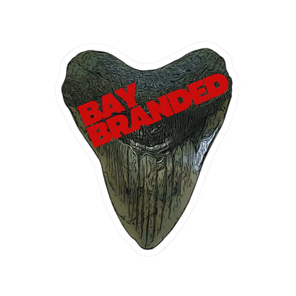 Bay Branded Logo Sticker — Dark Red