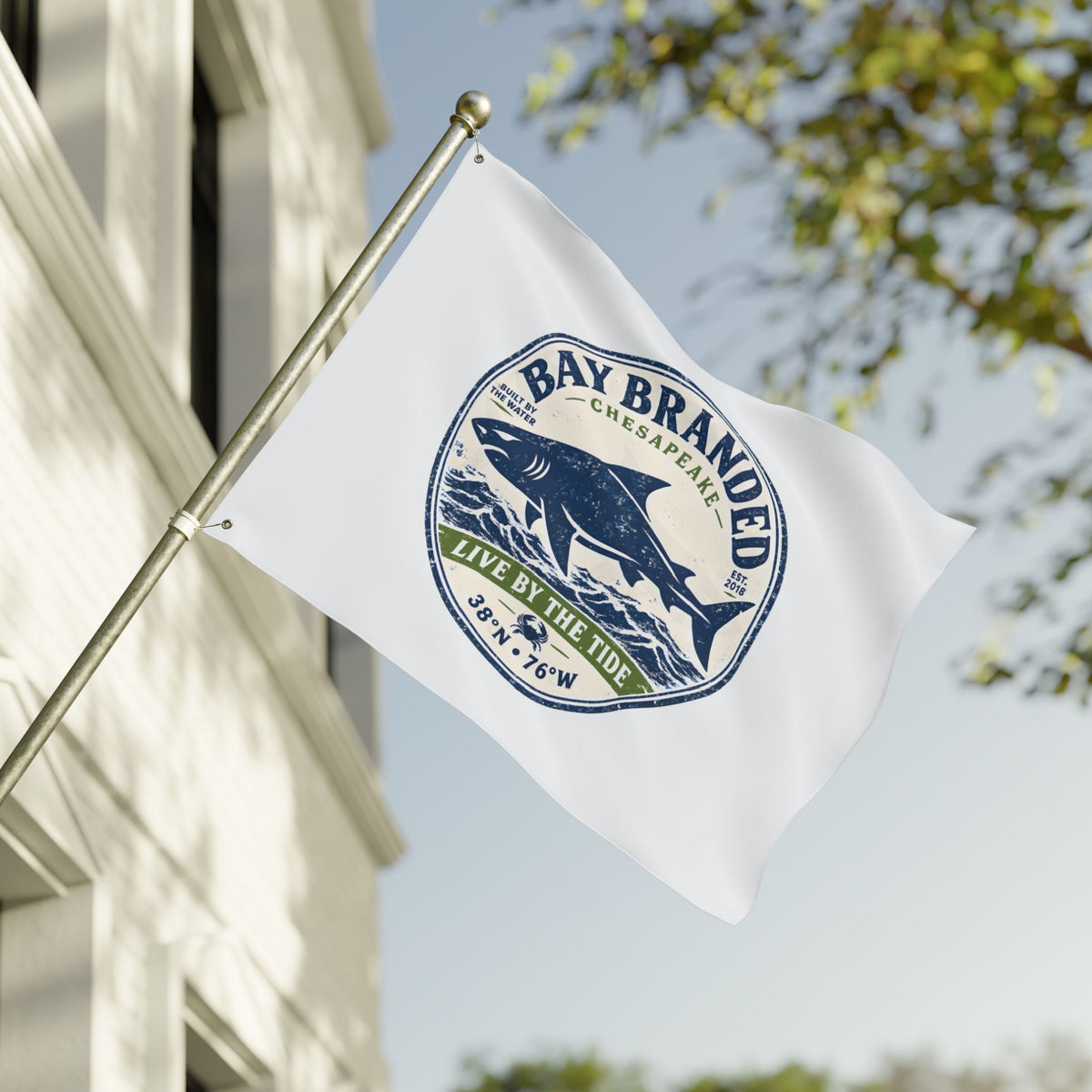 Live by the Tide Flag