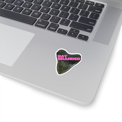 Bay Branded Logo Sticker — Neon Pink