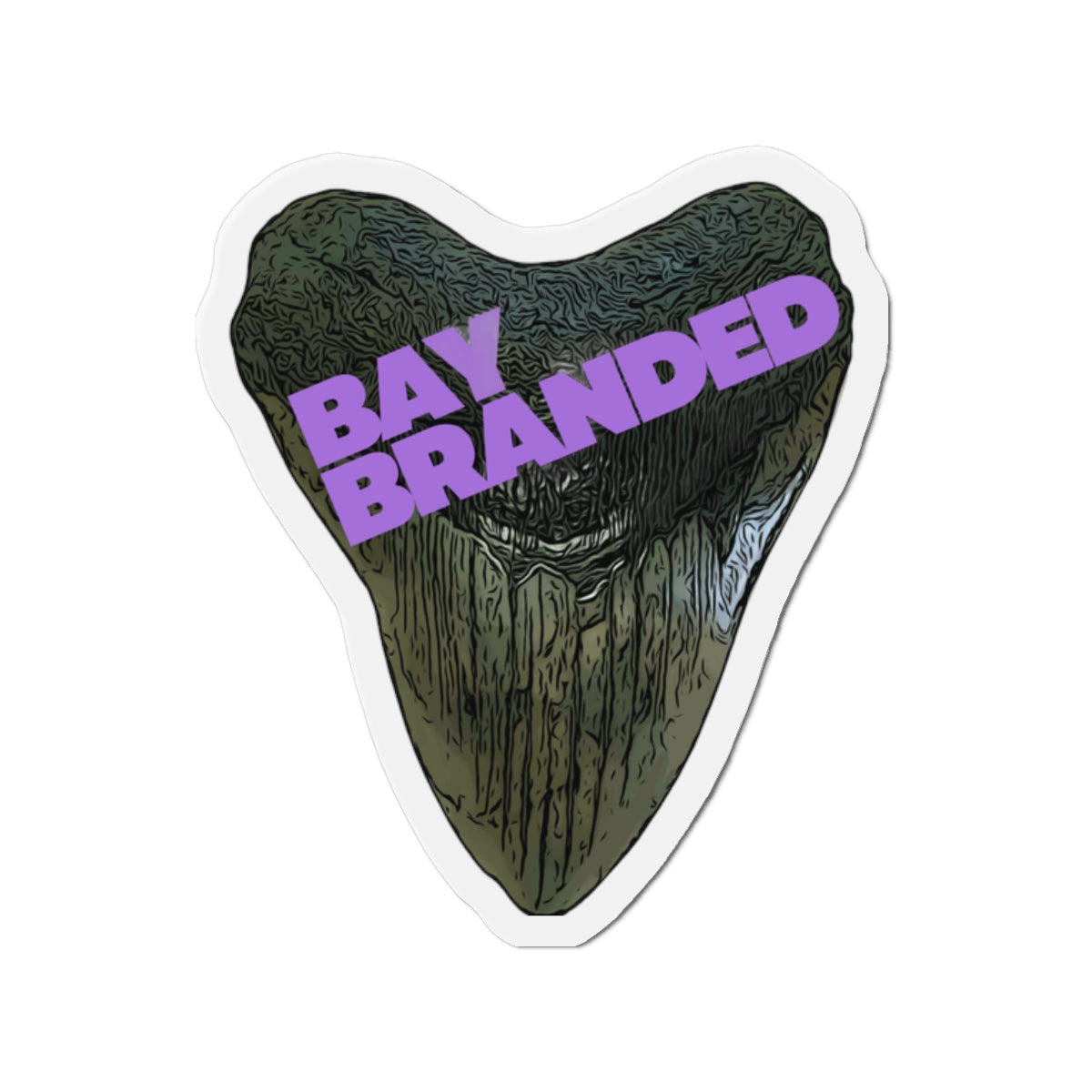 Bay Branded Magnet — Purple