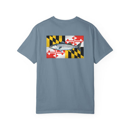 Maryland Flag Striped Bass T-Shirt