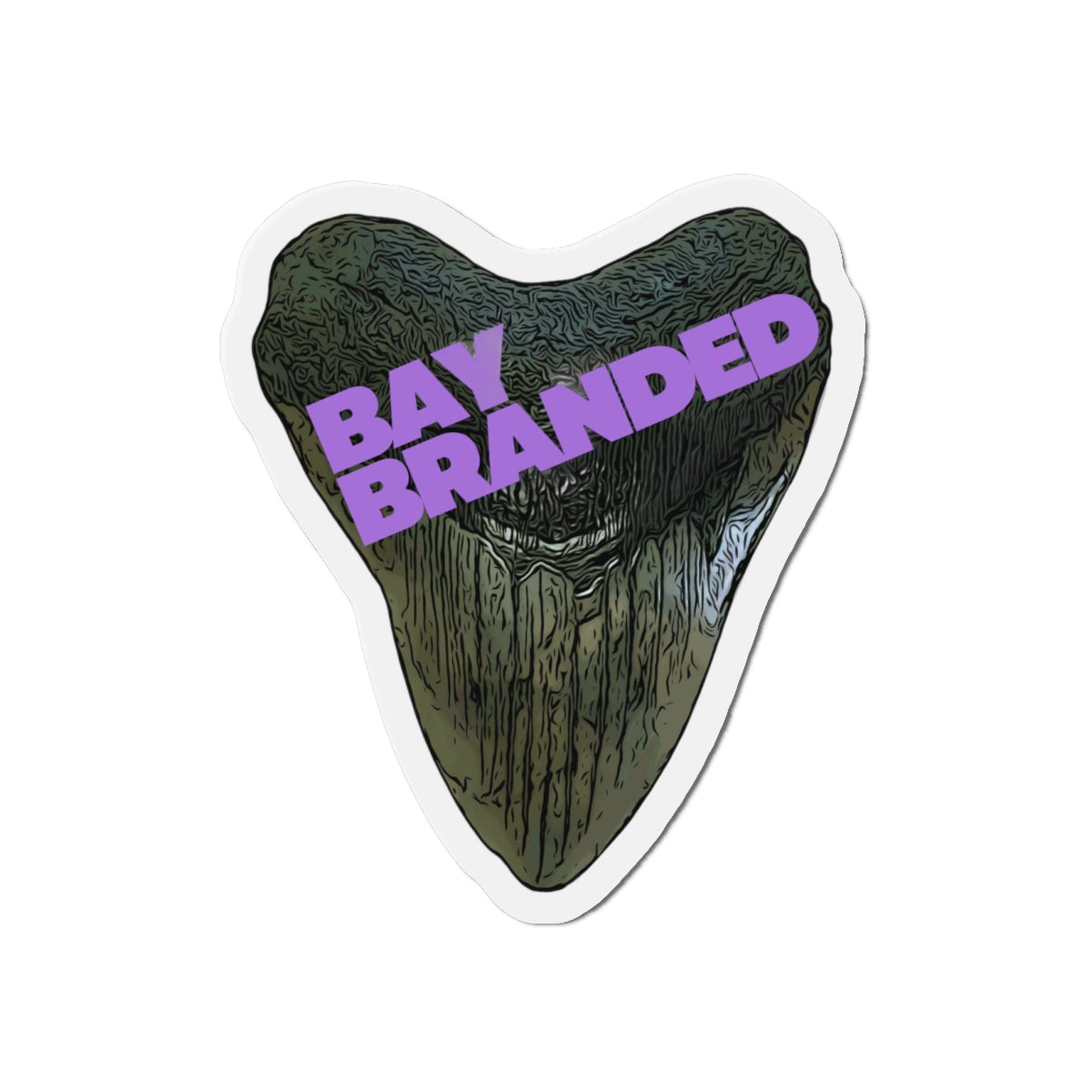 Bay Branded Magnet — Purple