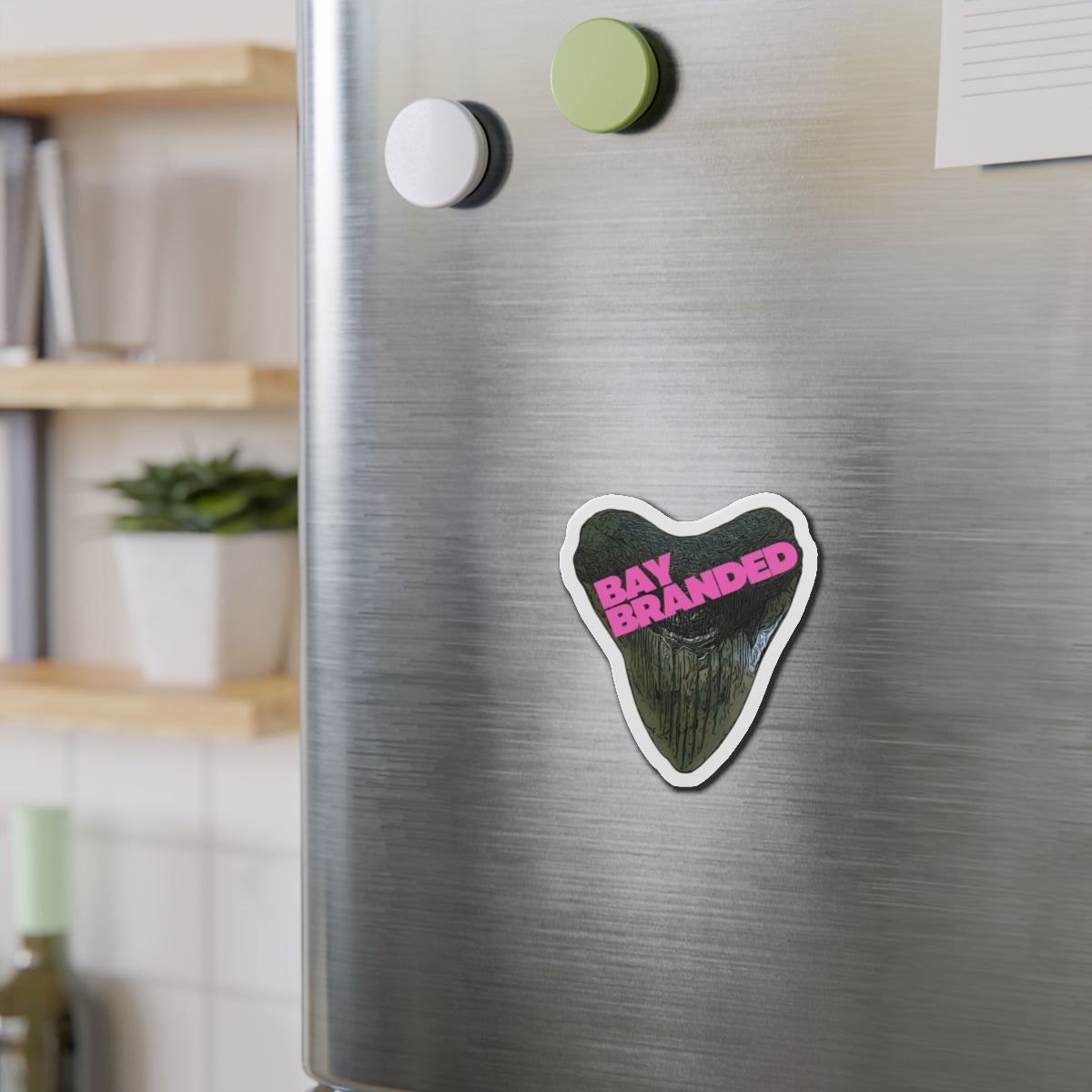 Bay Branded Magnet — Neon Pink