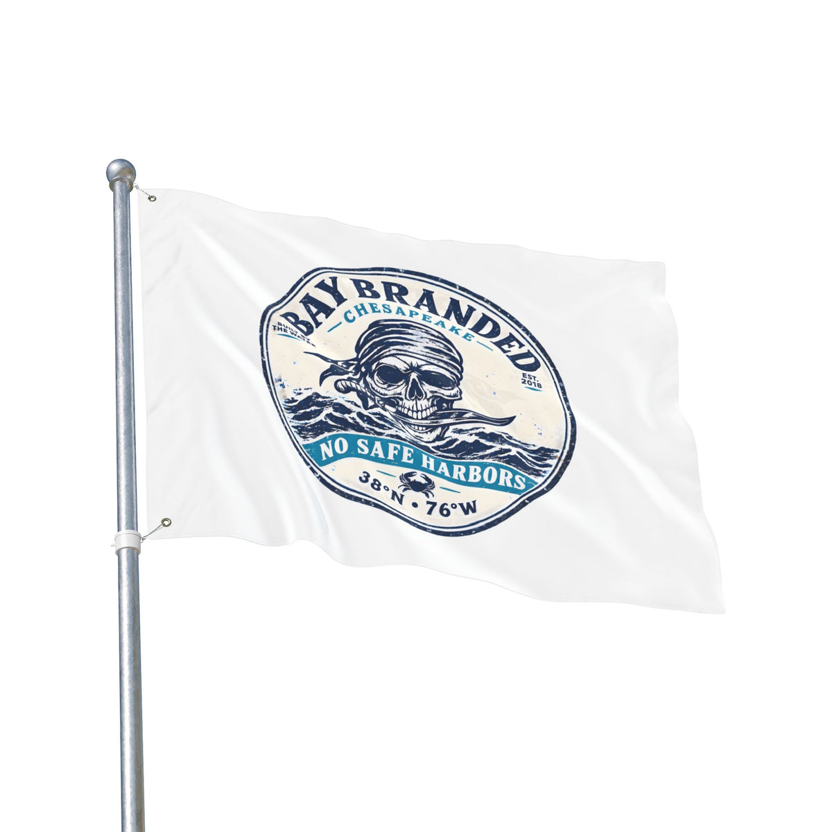 No Safe Harbors Pirate Flag