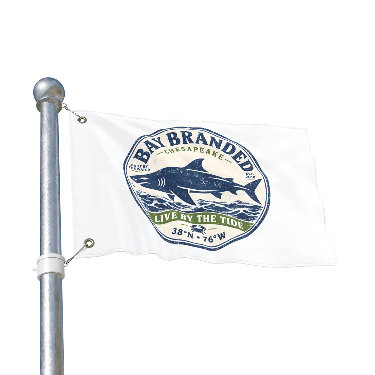 Live by the Tide Flag