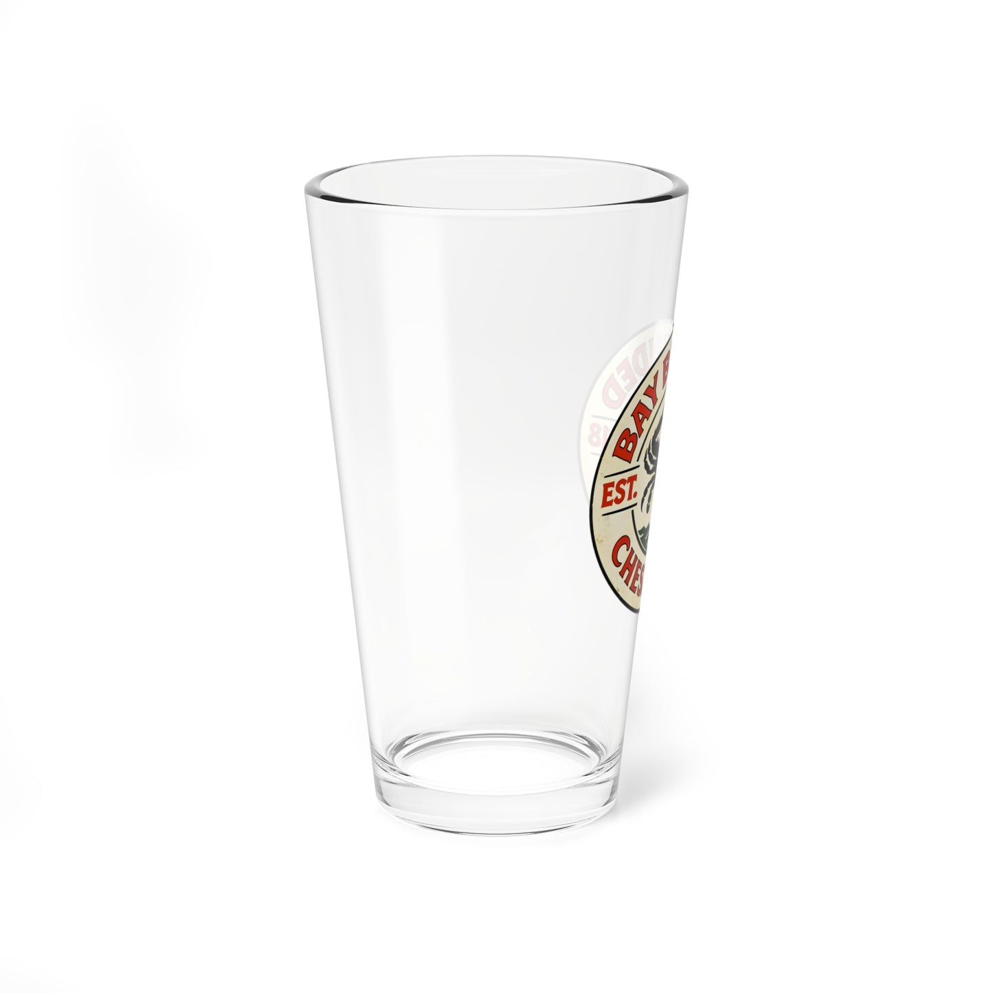 Bay Branded Crab Glass - 16oz