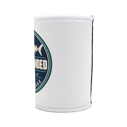 White Megalodon Can Koozie