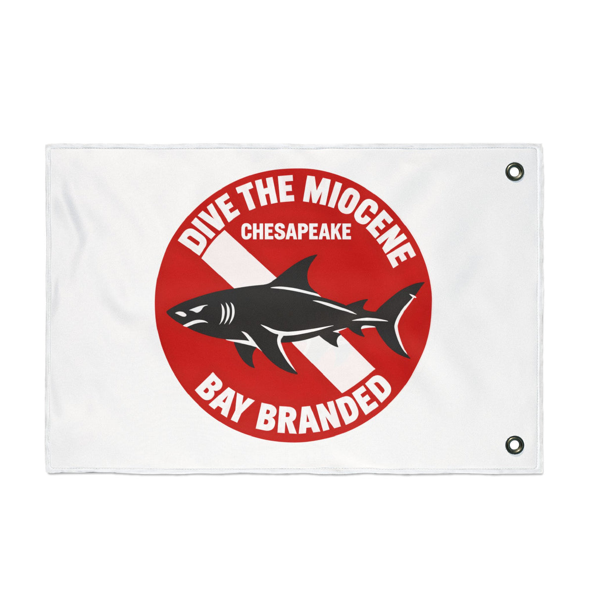 Dive the Miocene Circle Flag