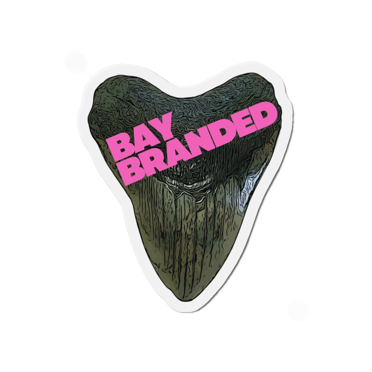 Bay Branded Magnet — Neon Pink