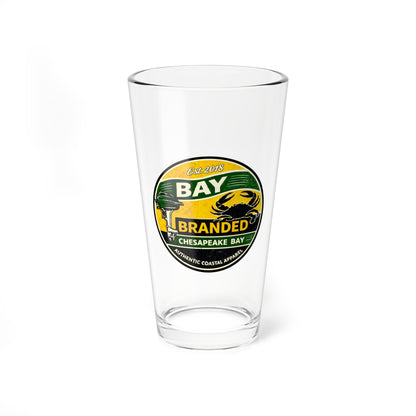 Bay Branded Vintage Motor Glass - 16oz