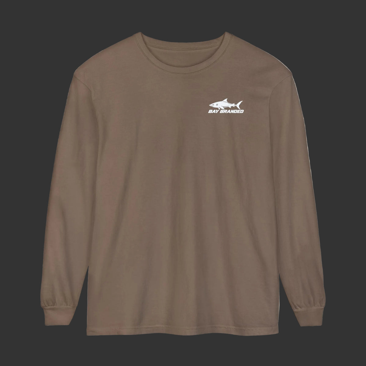 Megalodon Shark Bay Branded Logo Long Shirt