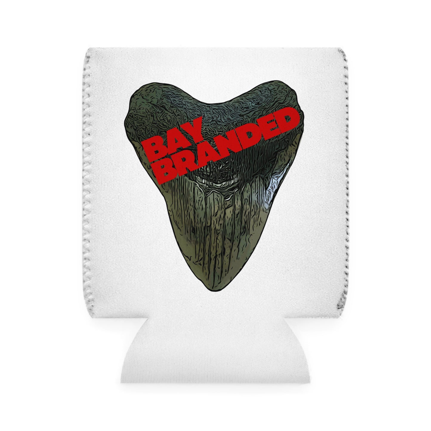 Bay Branded Logo Can Cooler Sleeve - Red