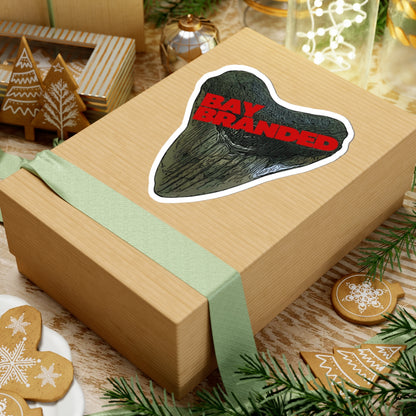 Bay Branded Logo Sticker — Dark Red