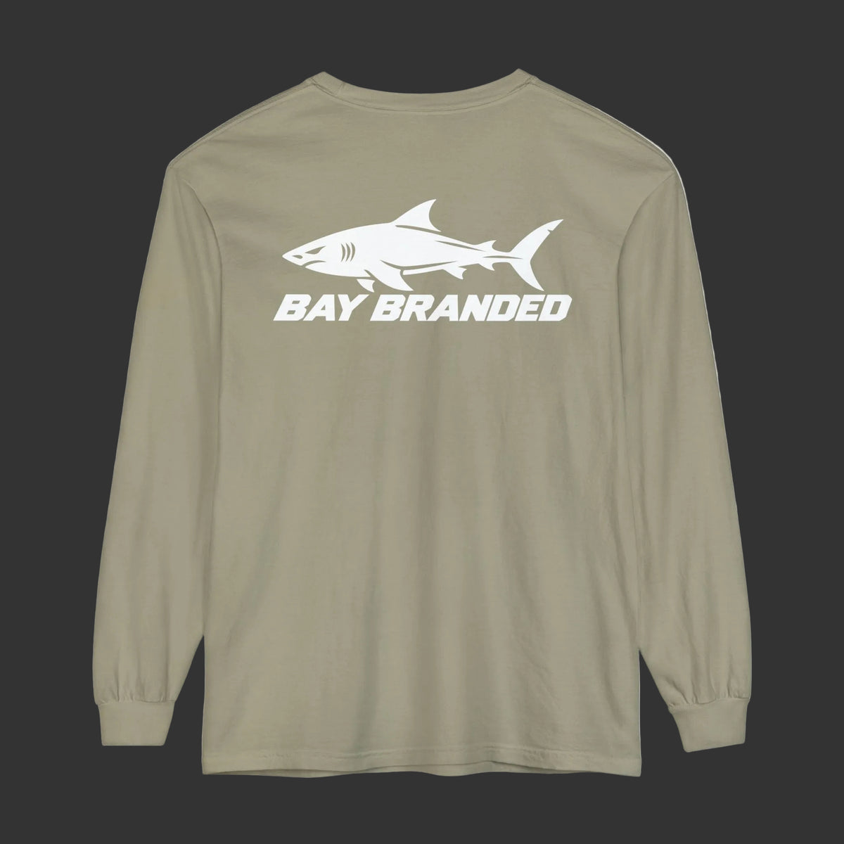 Megalodon Shark Bay Branded Logo Long Shirt