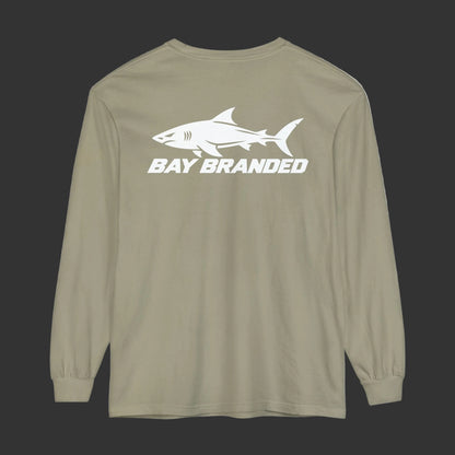 Megalodon Shark Bay Branded Logo Long Shirt