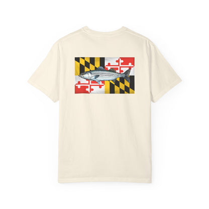 Maryland Flag Striped Bass T-Shirt