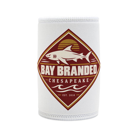 Megalodon Sunset Can Koozie