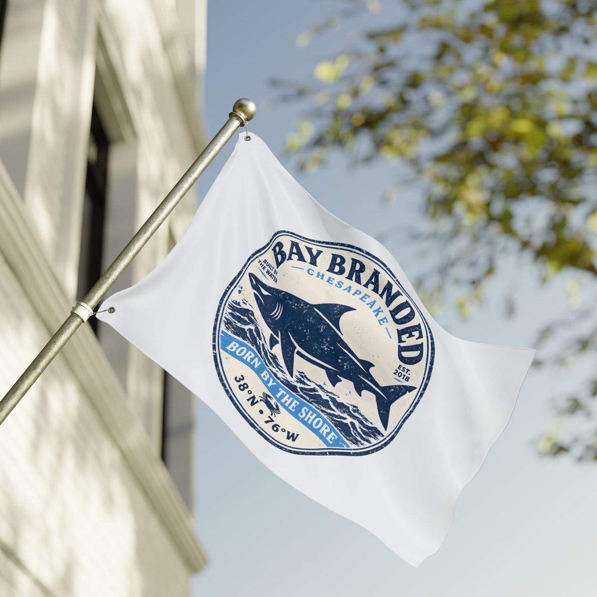 Born by the Shore Flag