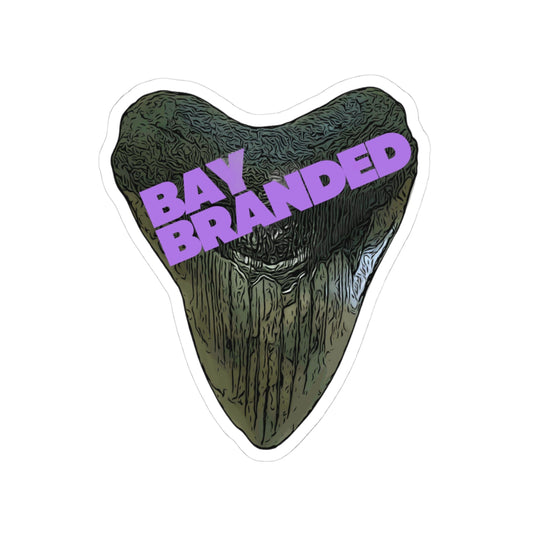 Bay Branded Logo Sticker — Purple