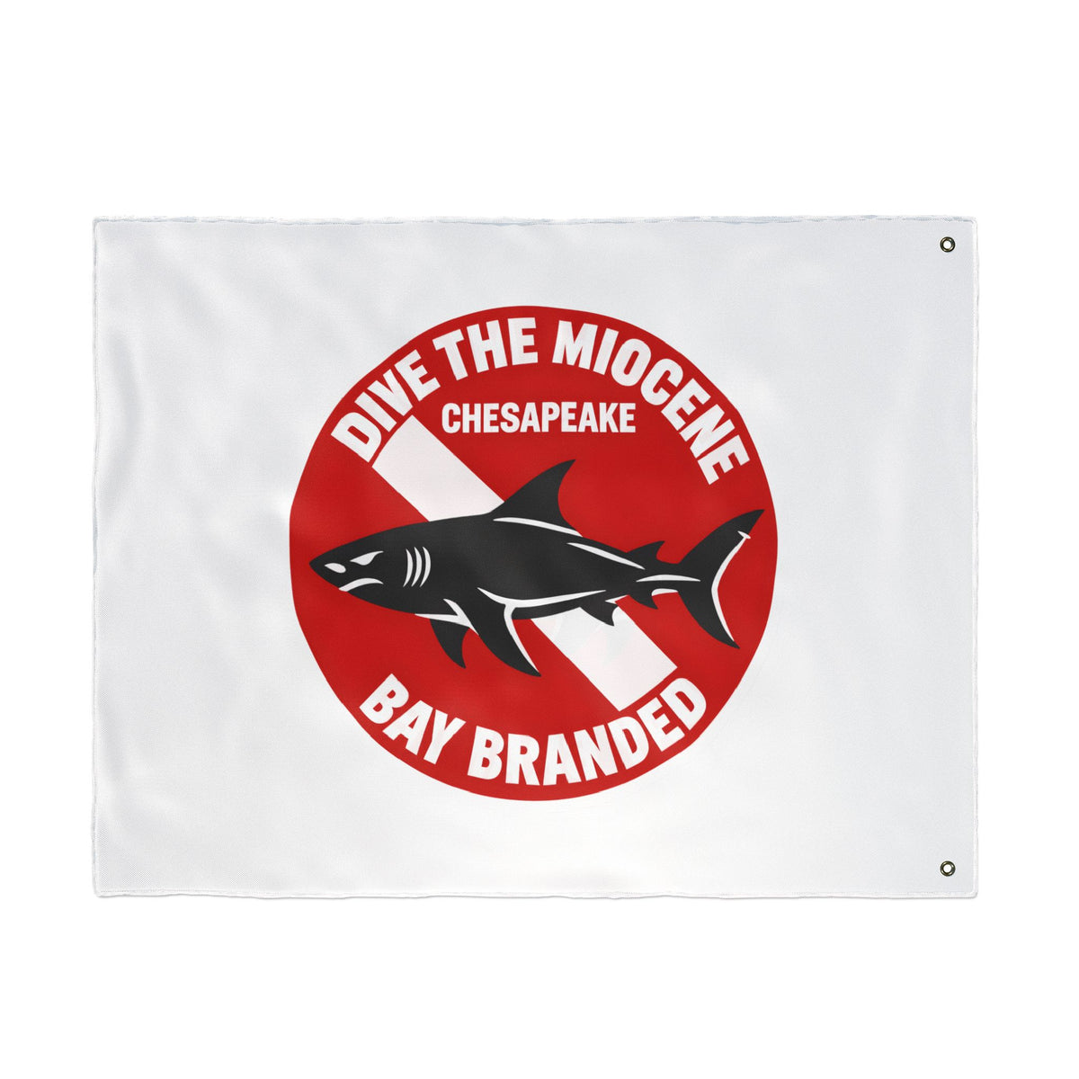 Dive the Miocene Circle Flag