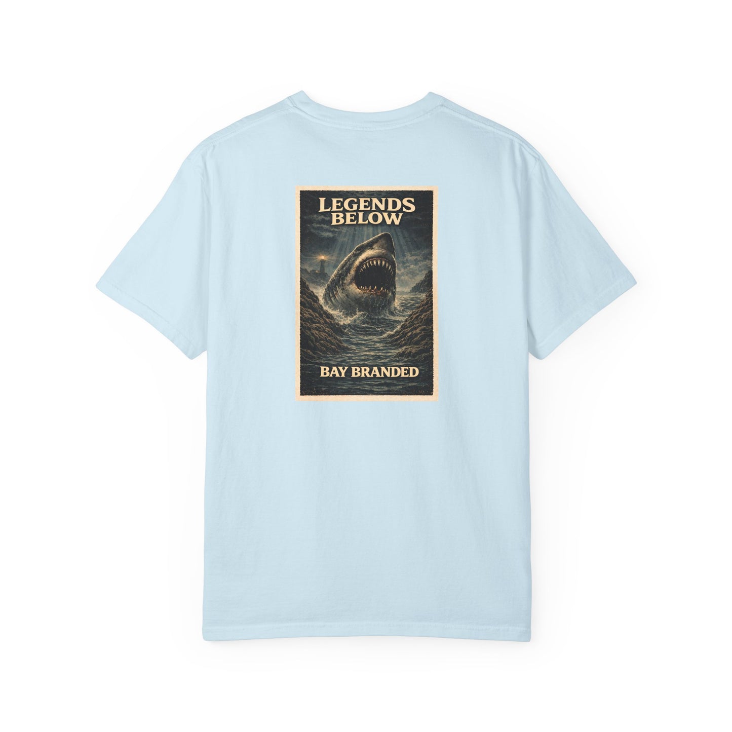 Bay Branded T-Shirt — Legends Below Megalodon
