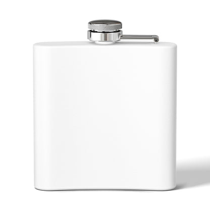 Bay Branded Megalodon Logo Flask - 6oz Stainless Steel Flask