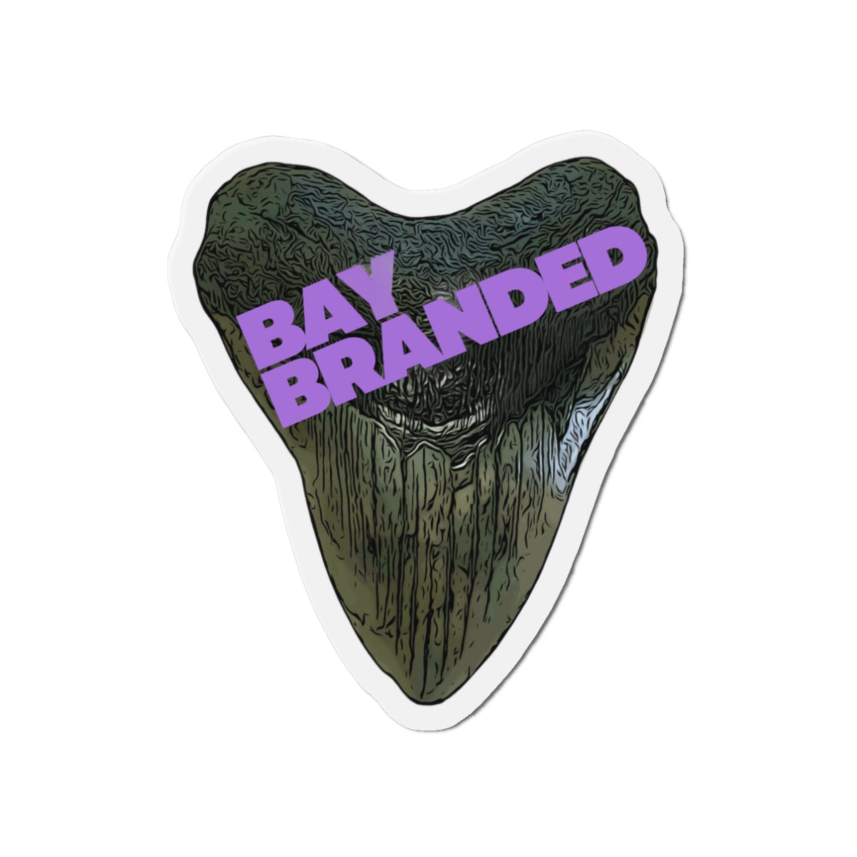 Bay Branded Magnet — Purple