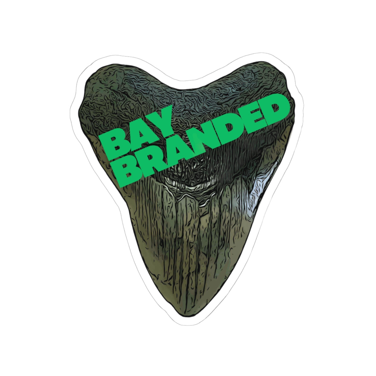 Bay Branded Logo Sticker — Green