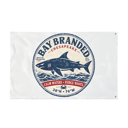 Calm Waters Fierce Roots Flag