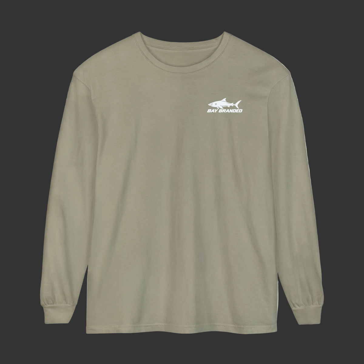 Megalodon Shark Bay Branded Logo Long Shirt