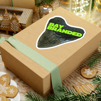 Bay Branded Logo Sticker — Neon Green