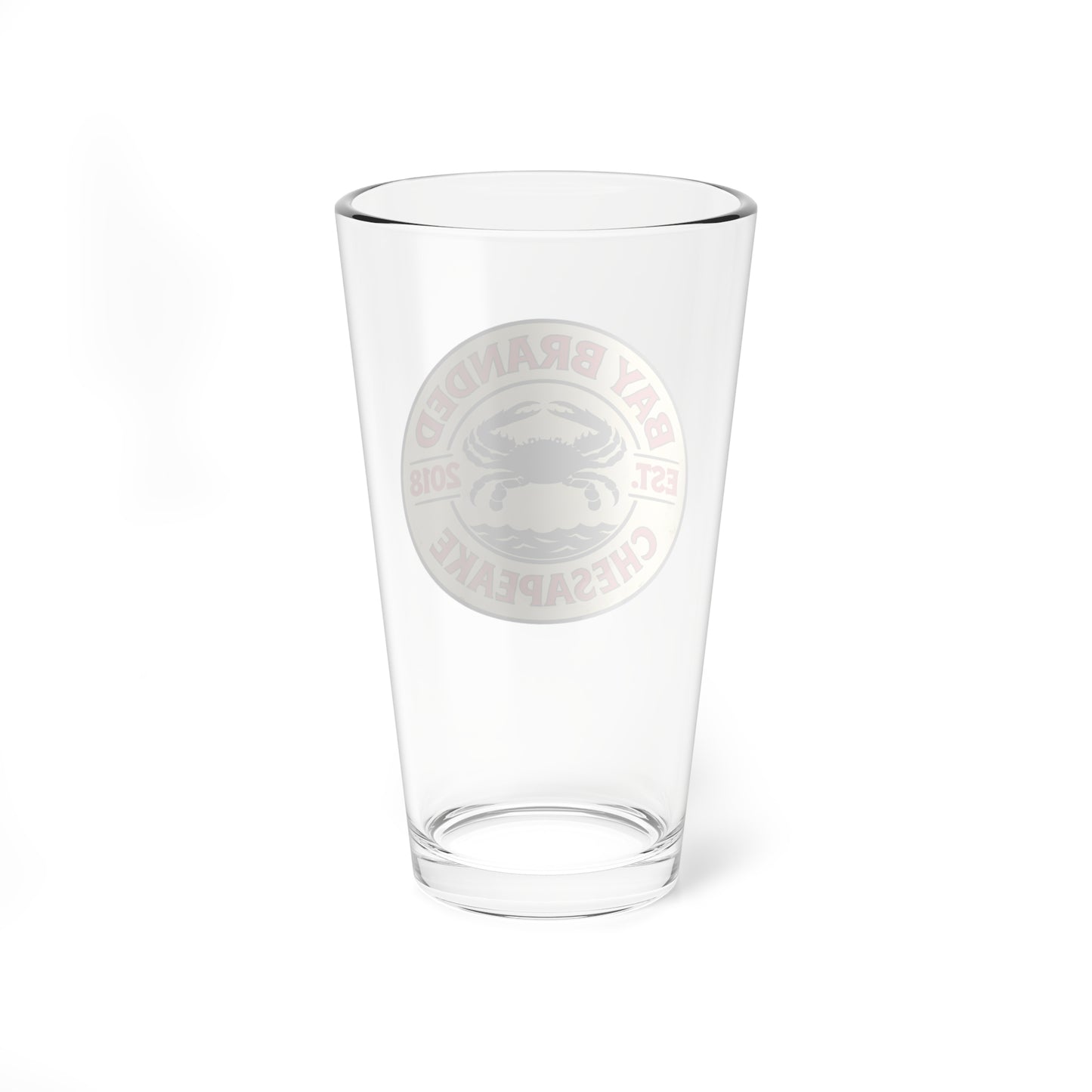 Bay Branded Crab Glass - 16oz