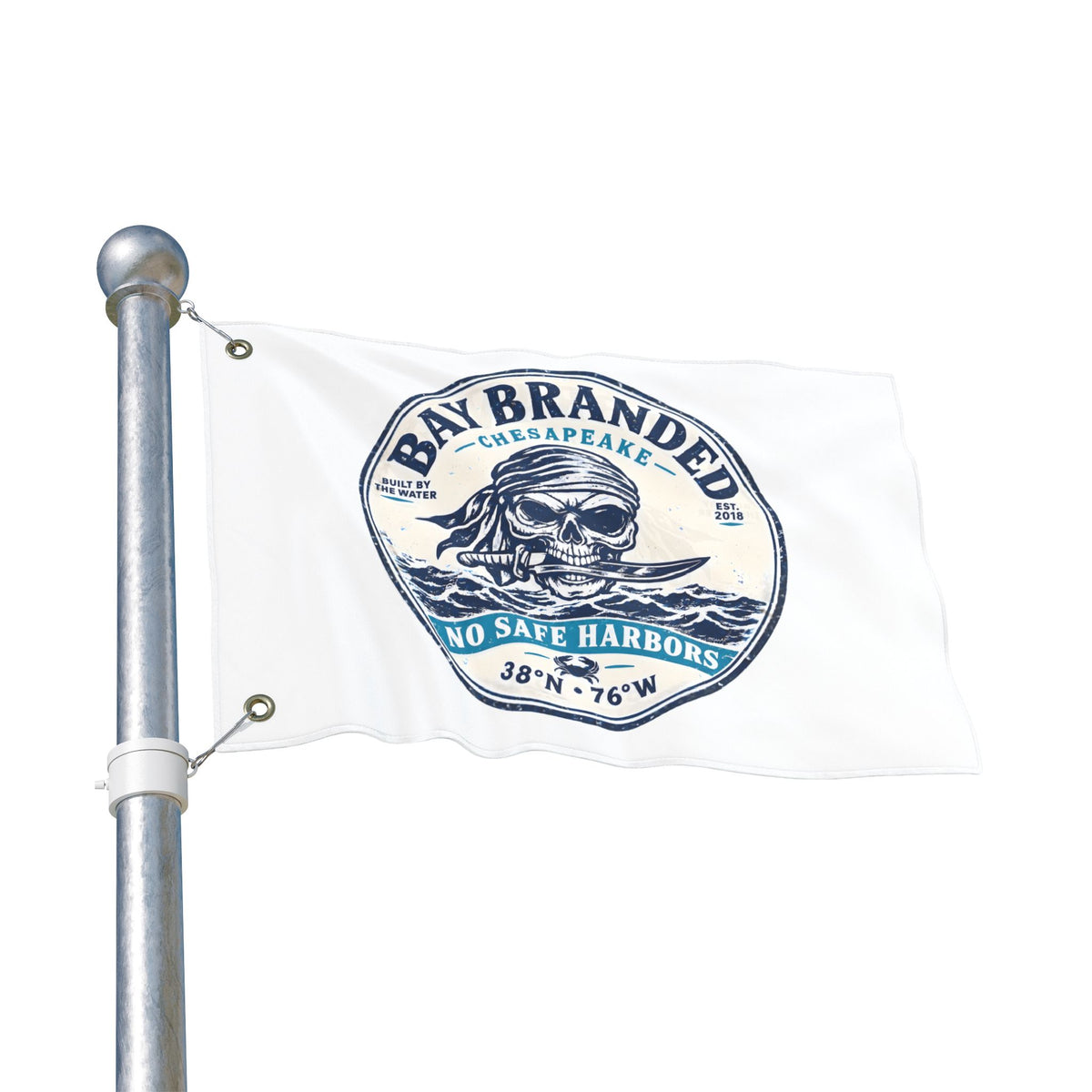 No Safe Harbors Pirate Flag