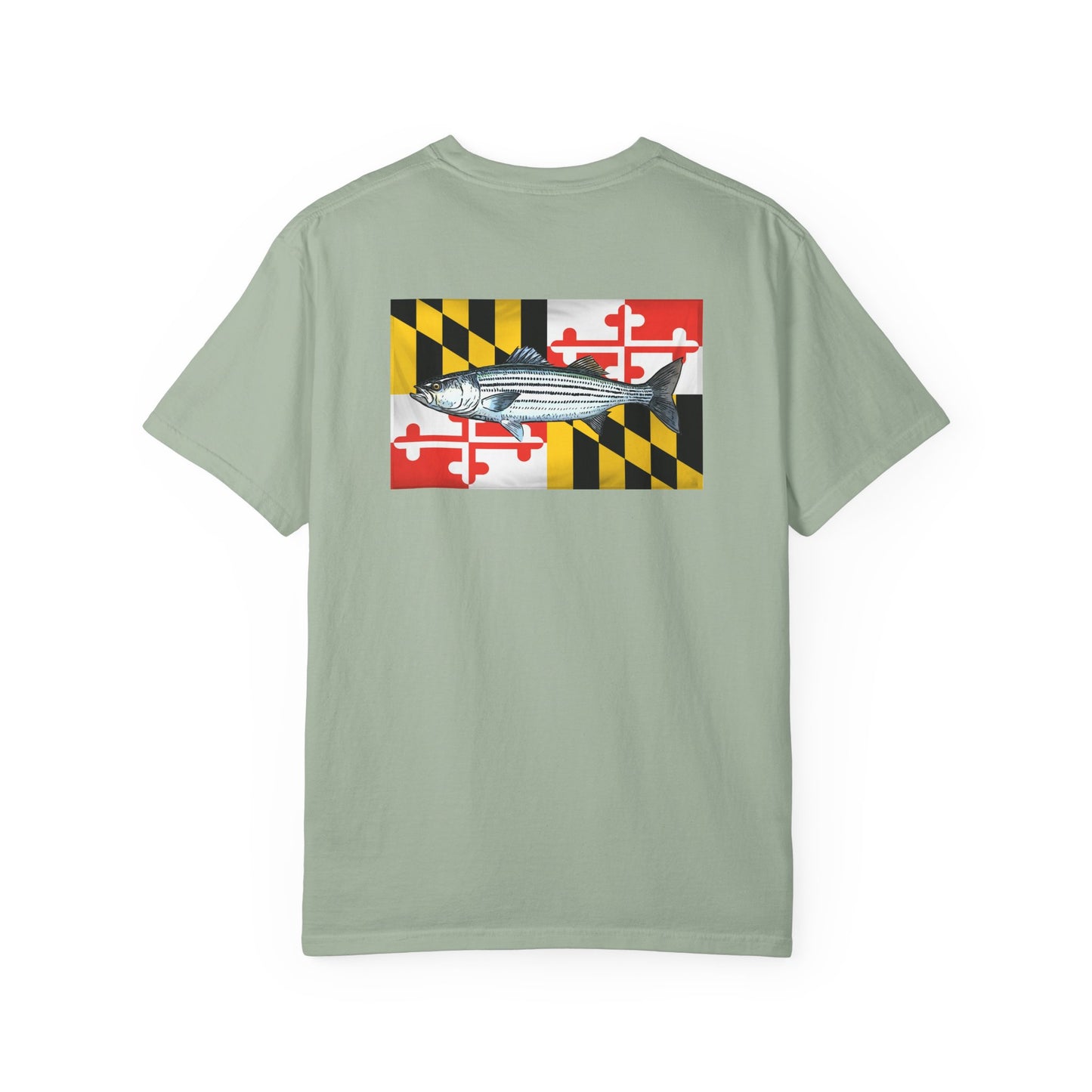 Maryland Flag Striped Bass T-Shirt