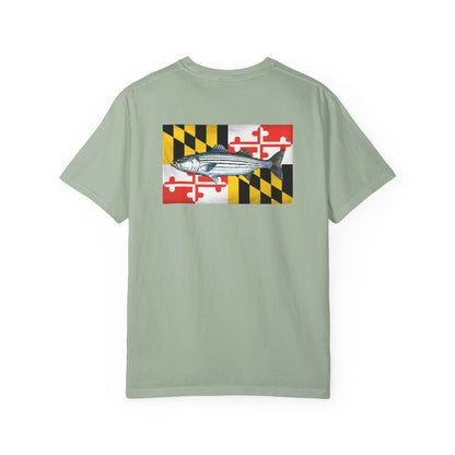 Maryland Flag Striped Bass T-Shirt