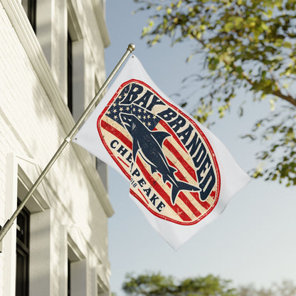 American Megalodon Bay Branded Flag
