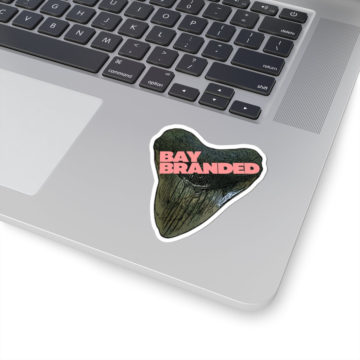 Bay Branded Logo Sticker — Pink