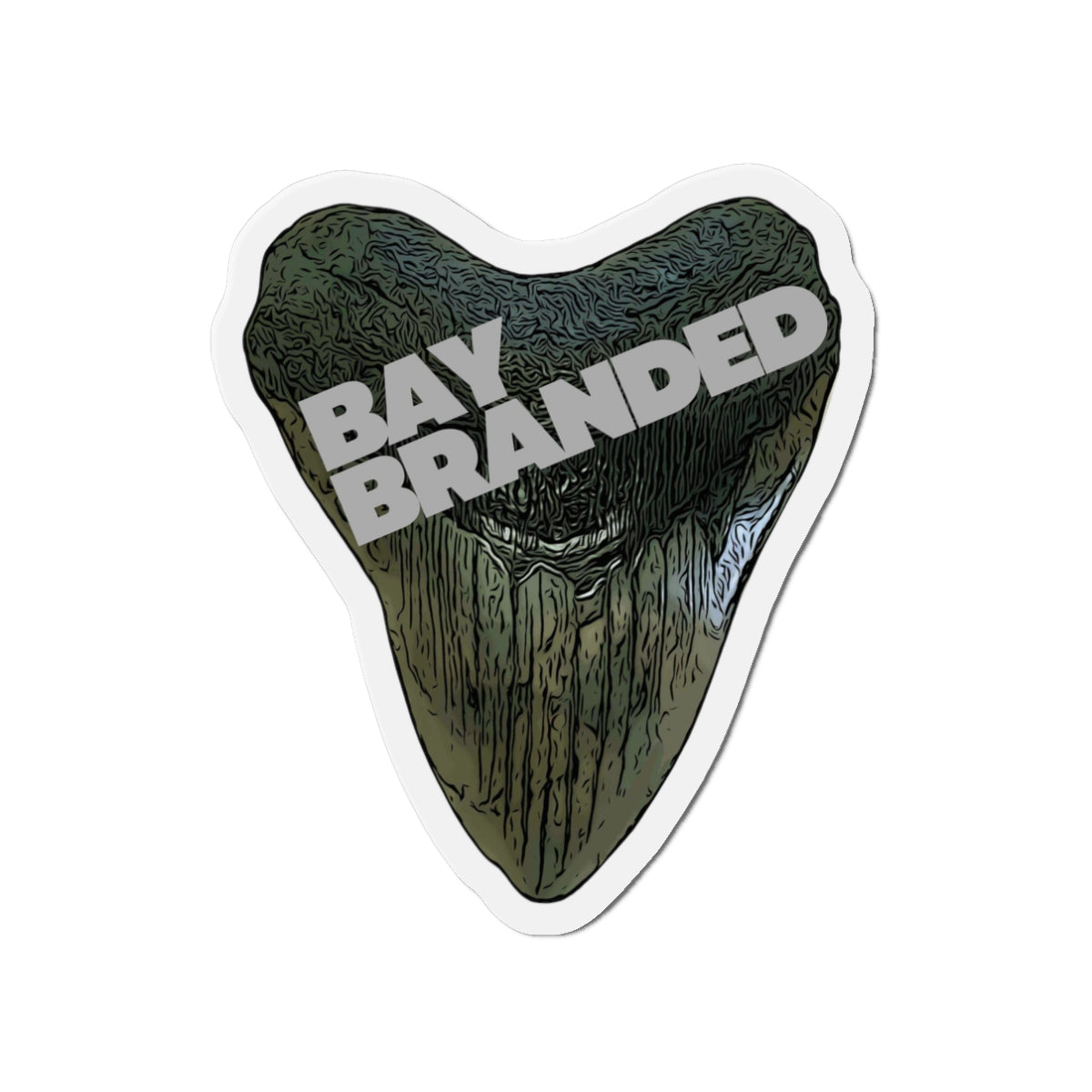 Bay Branded Magnet — Grey