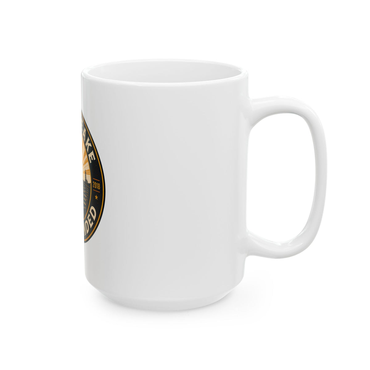 Chesapeake Bay Branded Ceramic Mug — Nautical Sunrise Coffee Cup