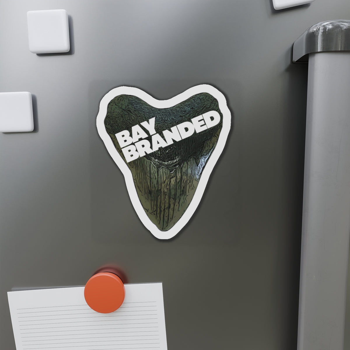 Bay Branded Magnet — White