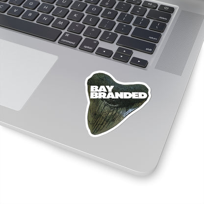 Bay Branded Logo Sticker — White